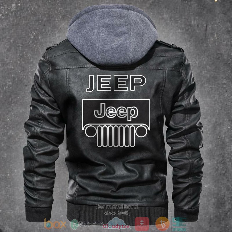 Jeep Automobile Car Leather Jacket