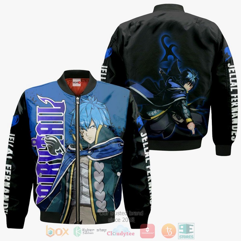 Jellal Fernandes Fairy Tail Anime Stores 3D Hoodie Bomber Jacket 1 2 3