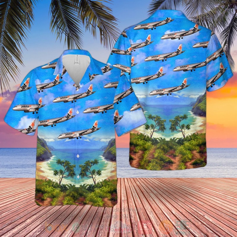 Jetstar Airbus A320 200 Hawaiian Shirt