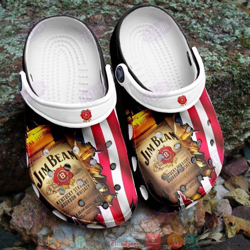 Jim Beam US Flag Crocband Clogs