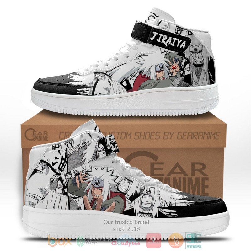 Jiraiya Anime Mix Manga High Air Force Shoes