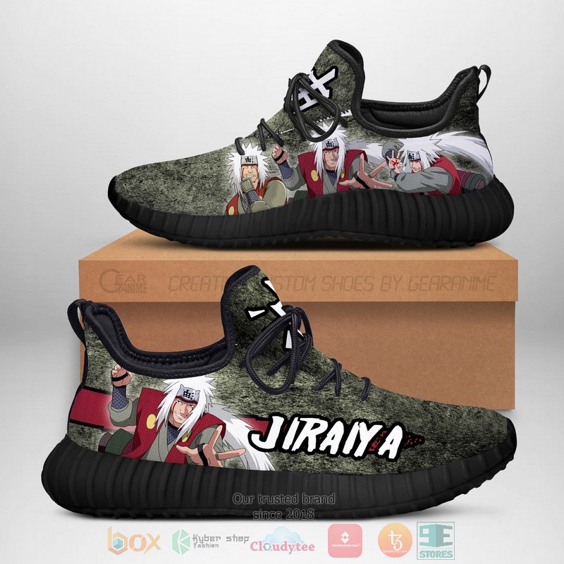 Jiraiya Naruto Anime green Reze Shoes