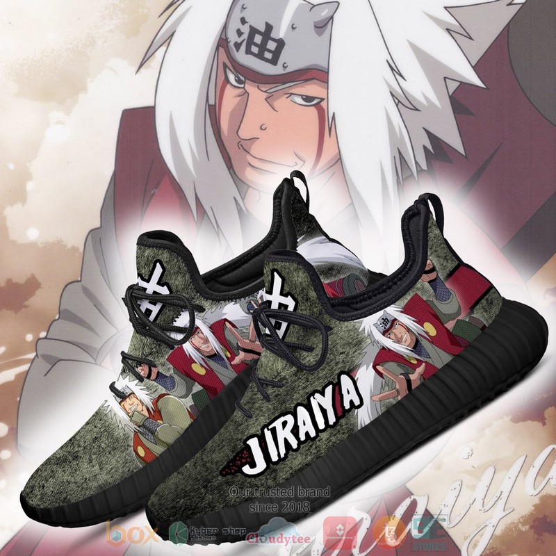 BEST Jiraiya Naruto green Reze Shoes Sneaker 3 Jiraiya Naruto Anime green Reze Shoes 1 2