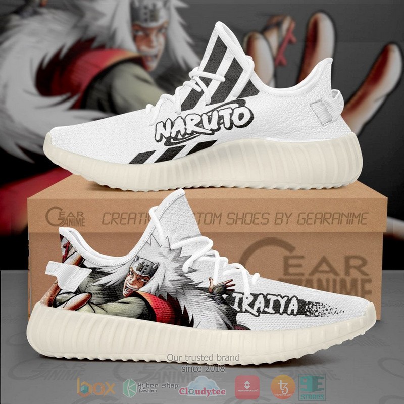 Jiraiya Sage Naruto Anime Yeezy Shoes