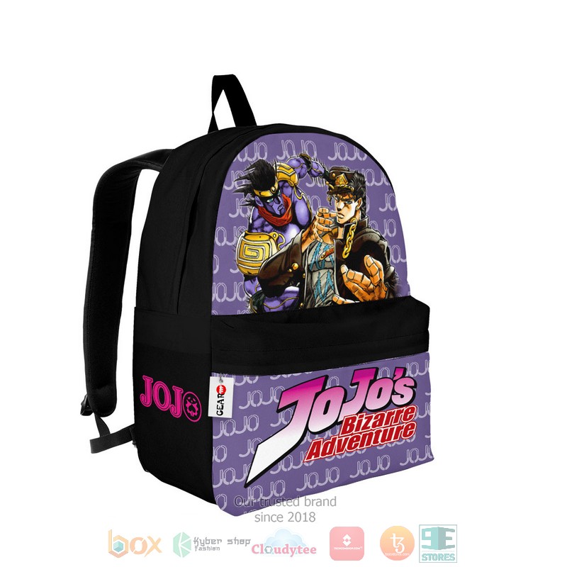 Jotaro Kujo JoJos Bizarre Adventure Anime Backpack 1