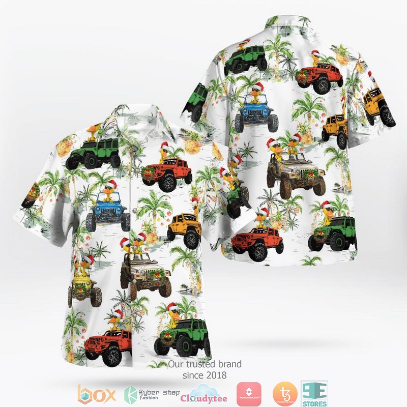 Jp Duck Christmas Hawaii 3D Shirt 3 Jp Duck Christmas Hawaii 3D Shirt