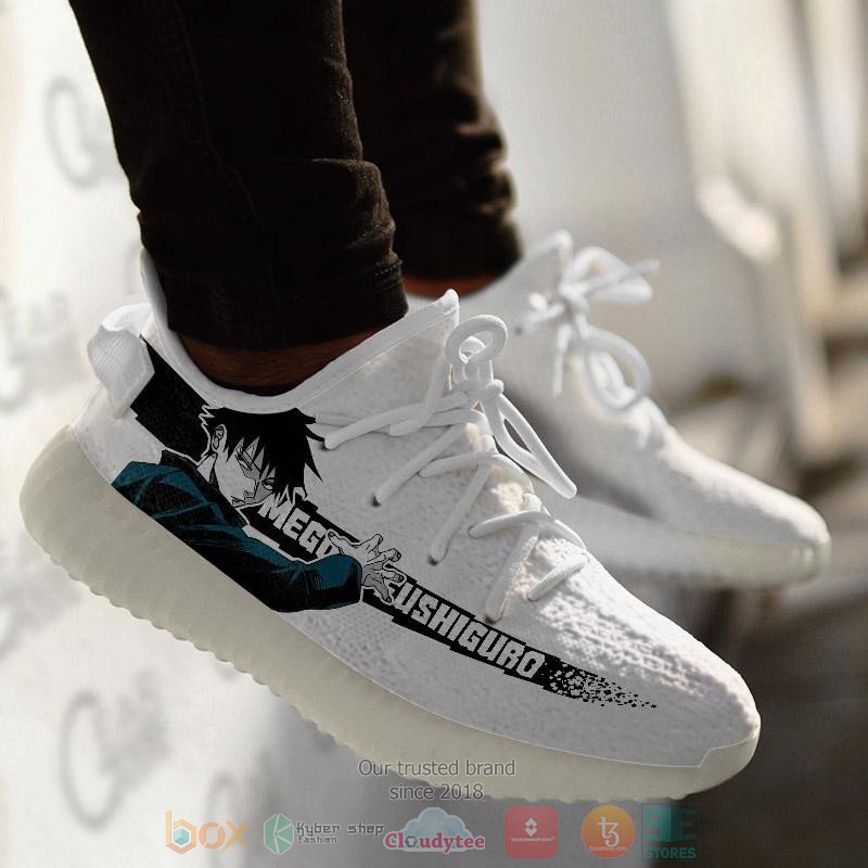BEST Jujutsu Kaisen Megumi Fushiguro Yeezy Shoes Sneaker 4 Jujutsu Kaisen Megumi Fushiguro Anime Yeezy Shoes 1 2 3