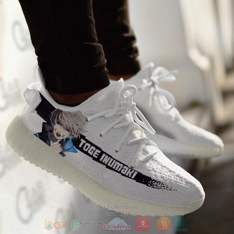 BEST Jujutsu Kaisen Toge Inumaki Yeezy Shoes Sneaker 3 Jujutsu Kaisen Toge Inumaki Anime Yeezy Shoes 1 2