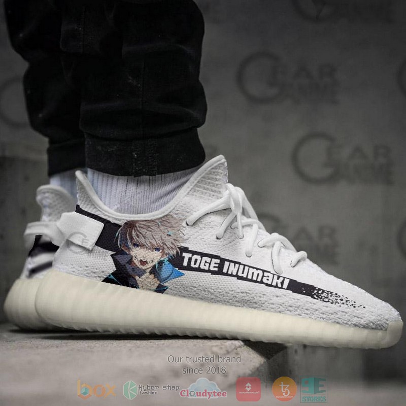 BEST Jujutsu Kaisen Toge Inumaki Yeezy Shoes Sneaker 4 Jujutsu Kaisen Toge Inumaki Anime Yeezy Shoes 1 2 3