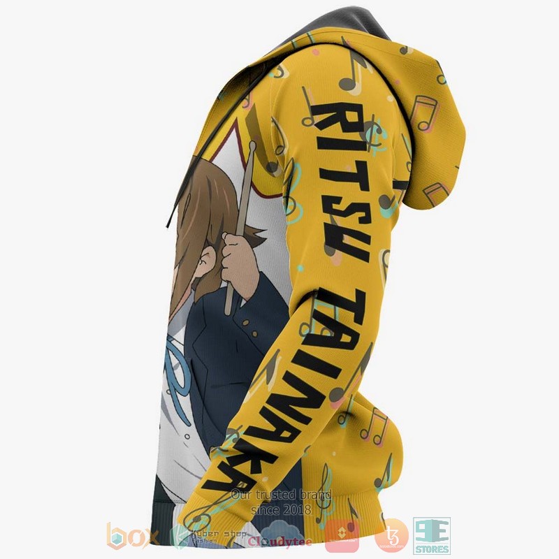 K On Ritsu Tainaka Anime 3D Hoodie Bomber Jacket 1 2 3 4 5