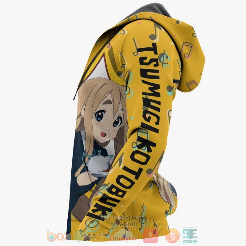K On Tsumugi Kotobuki Anime 3D Hoodie Bomber Jacket 1 2 3 4 5