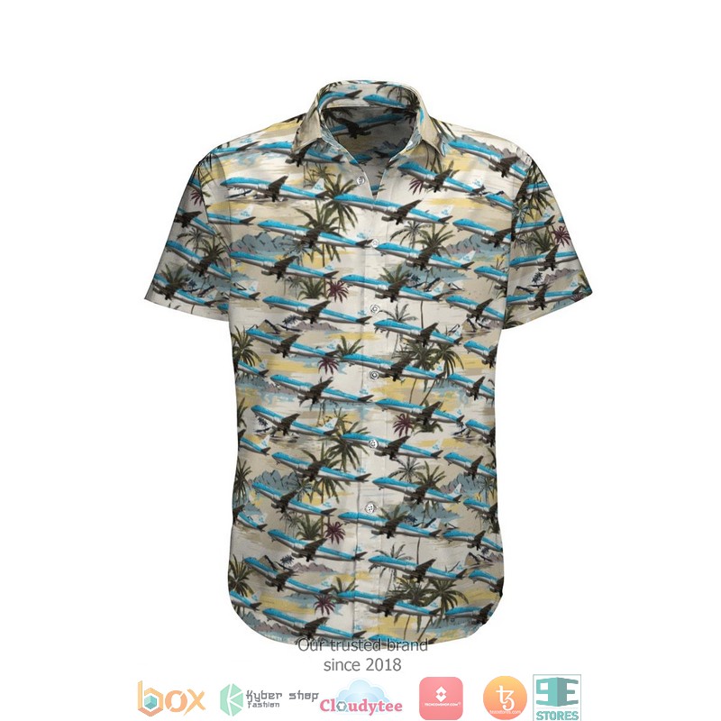 KLM Royal Dutch Airlines Embraer 190 Limited Hawaiian Shirt 4 KLM Royal Dutch Airlines Embraer 190 Limited Hawaiian Shirt word3