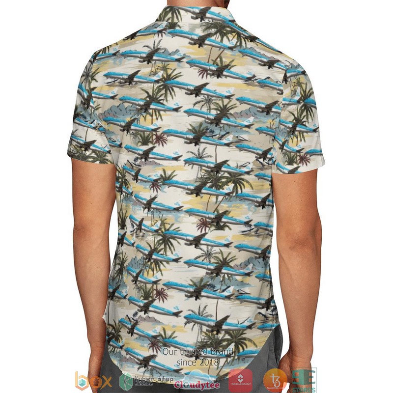 KLM Royal Dutch Airlines Embraer 190 Limited Hawaiian Shirt 3 KLM Royal Dutch Airlines Embraer 190 Limited Hawaiian Shirt word2