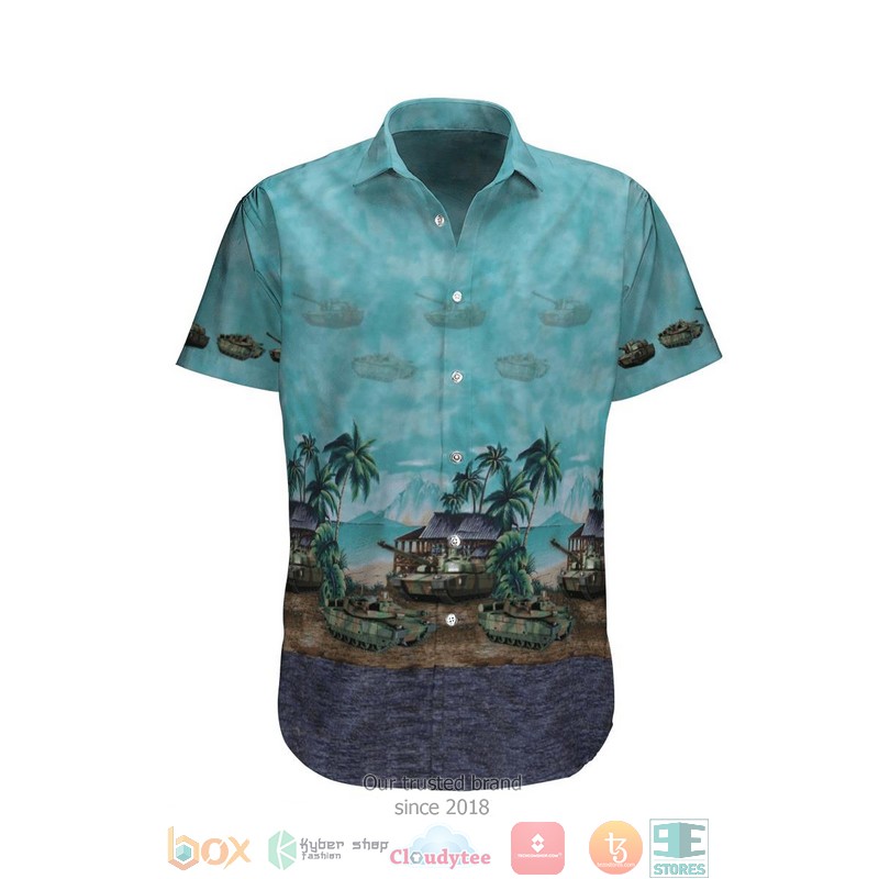 Leclerc French Army Hawaiian Shirt