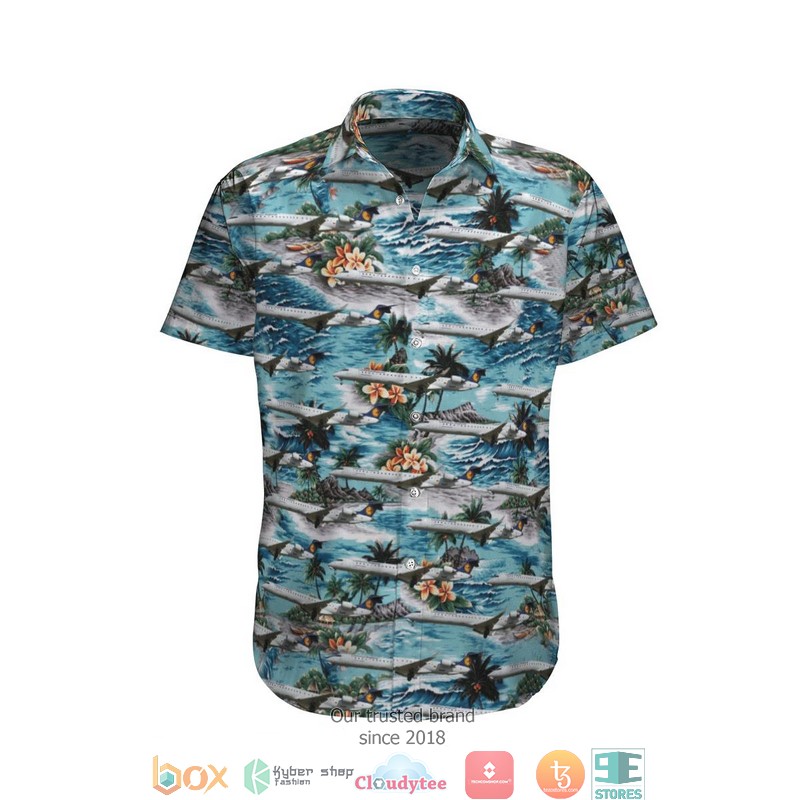 Lufthansa Bombardier CRJ900 Limited Hawaiian Shirt 1 Lufthansa Bombardier CRJ900 Limited Hawaiian Shirt word1