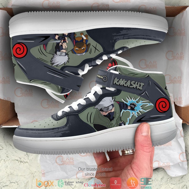 Kakashi Anime for Otaku High Air Force Shoes 1