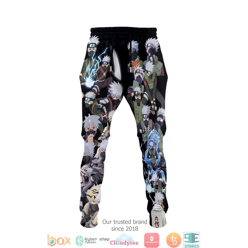 Kakashi Fleece NRT Characters Anime Sweatpants 3 Kakashi Fleece NRT Characters Anime Sweatpants 1 2