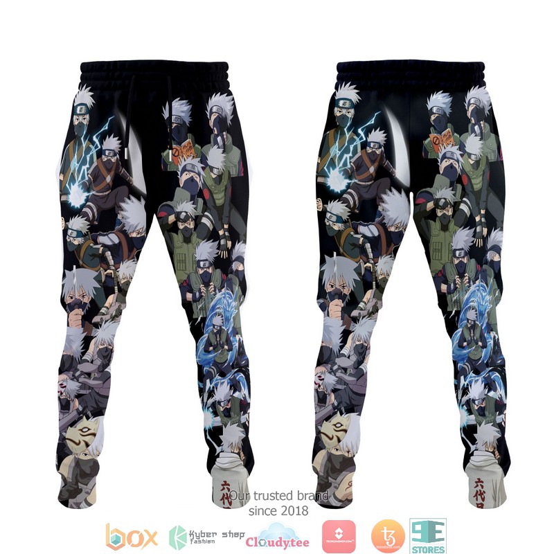 Kakashi Fleece NRT Characters Anime Sweatpants 4 Kakashi Fleece NRT Characters Anime Sweatpants 1 2 3
