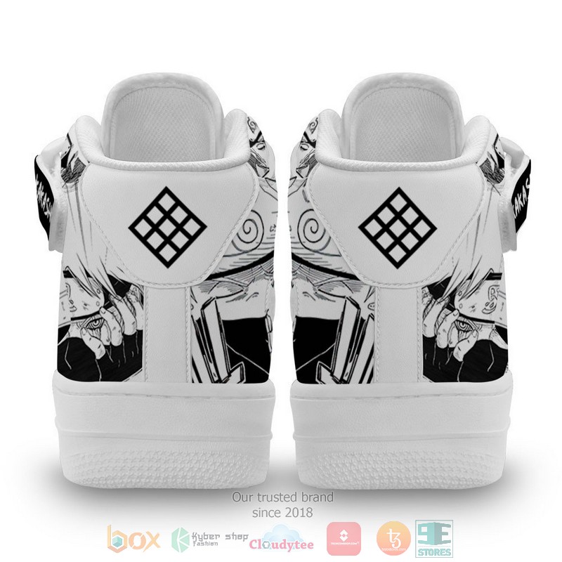NEW Kakashi Hatake Anime Mix Manga High Top Air Force Shoes 3 Kakashi Hatake Anime Mix Manga High Air Force Shoes 1 2