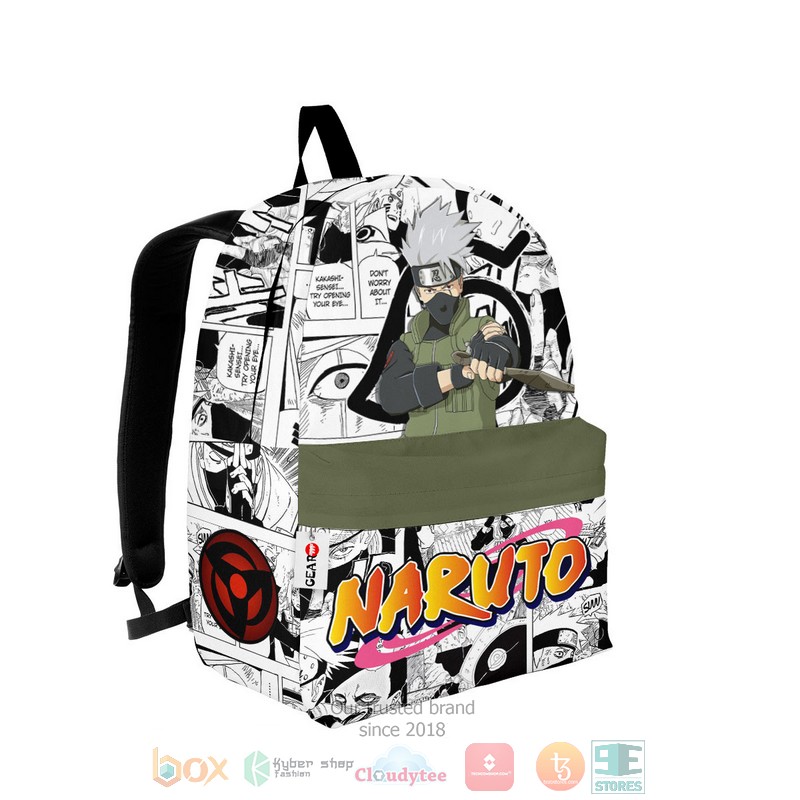 Kakashi Hatake Naruto Anime Manga Style Backpack 1