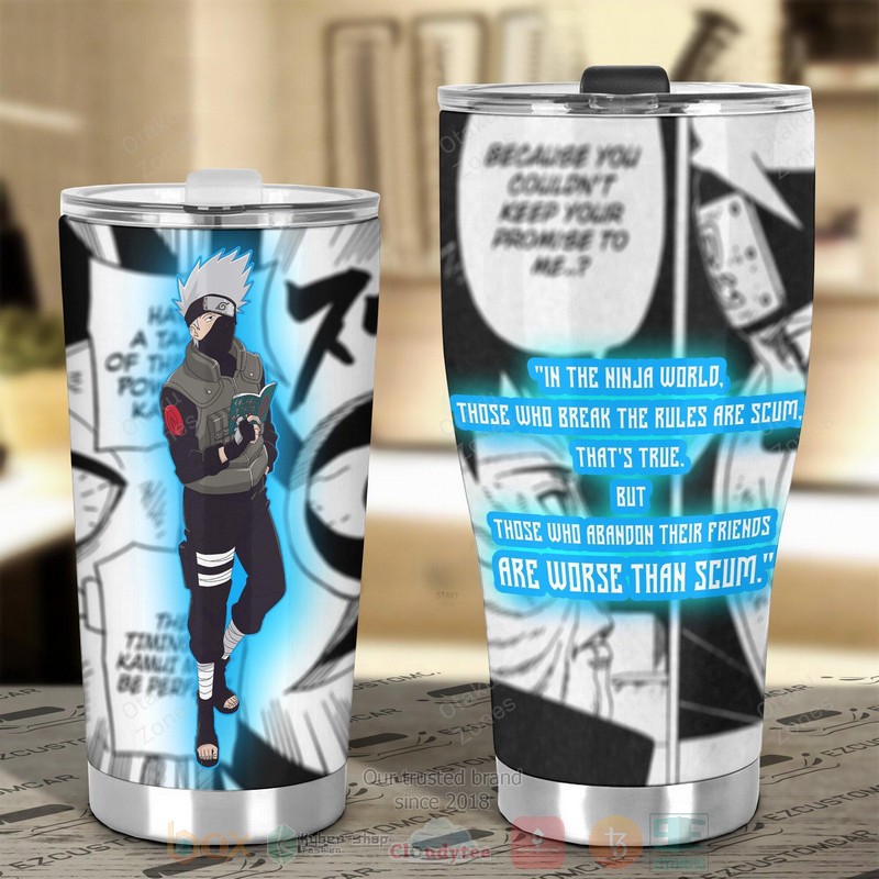 BEST Kakashi Stainless Steel Naruto Anime 3D Steel Tumbler 4 Kakashi Stainless Steel Naruto Anime Tumbler 1 2 3