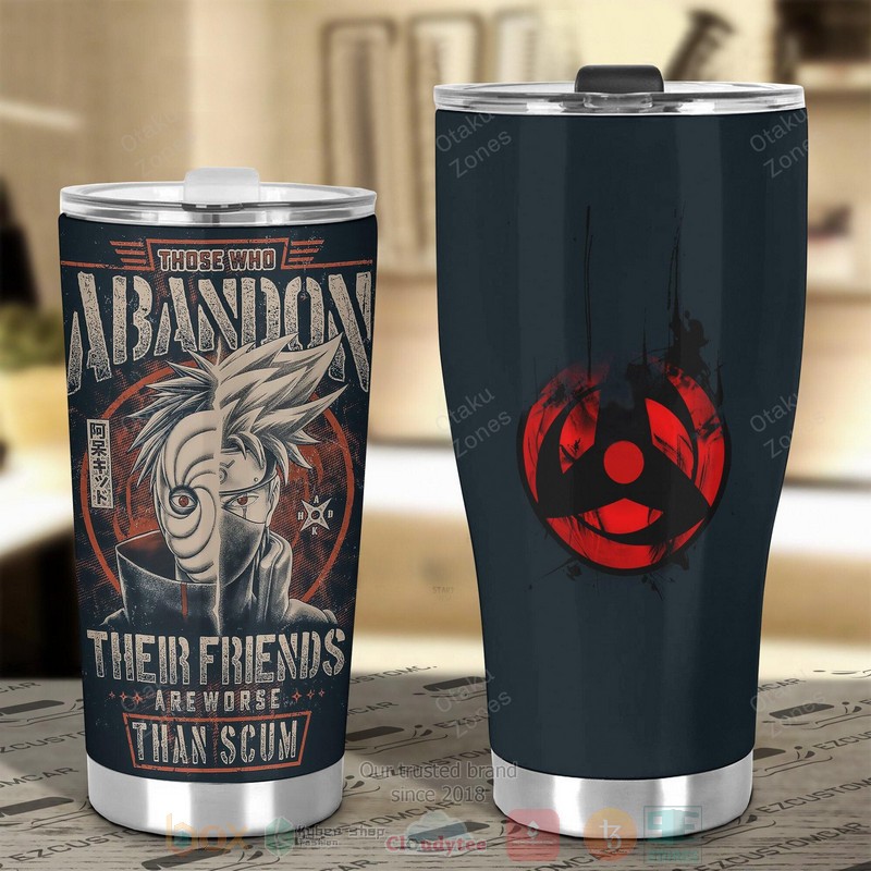 BEST Kakashi and Obito Stainless Steel Naruto Anime 3D Steel Tumbler 4 Kakashi and Obito Stainless Steel Naruto Anime Tumbler 1 2 3