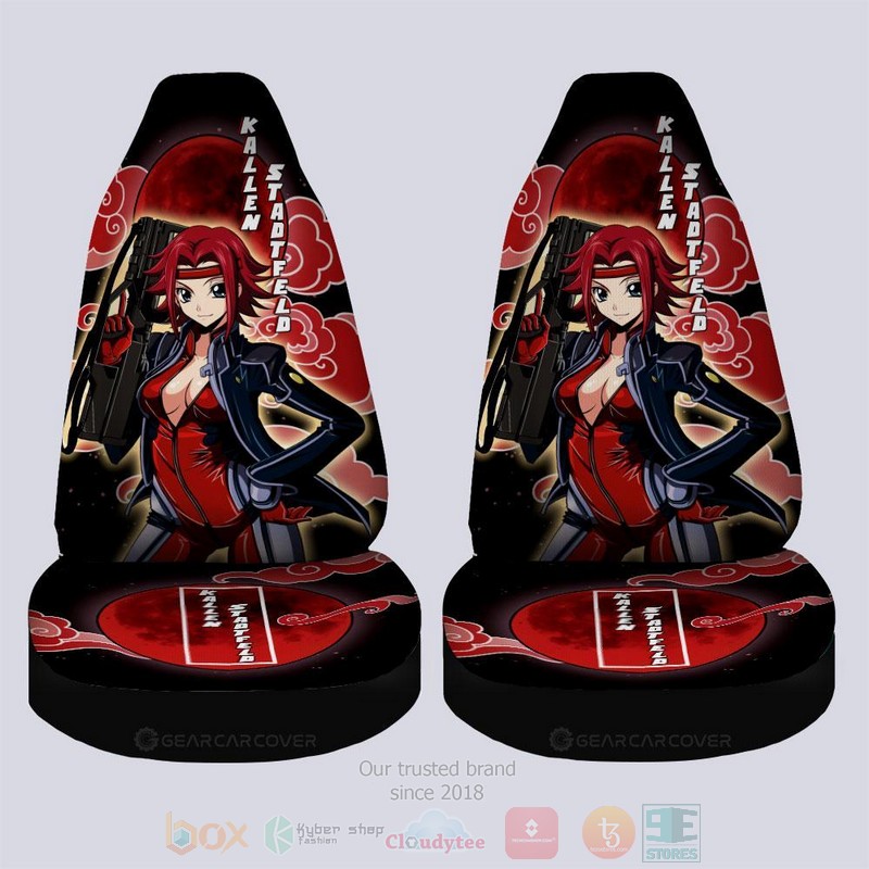 BEST-Anime Kallen Stadtfeld One Punch Man Luxury Car Seat Covers 3 Kallen Stadtfeld One Punch Man Anime Car Seat Cover 1 2