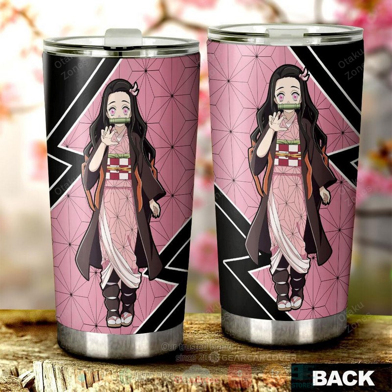 BEST Kamado Nezuko Demon Slayer Anime 3D Steel Tumbler 3 Kamado Nezuko Demon Slayer Anime Tumbler 1 2
