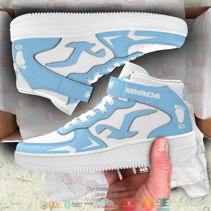 Kamomedai Haikyuu Anime High Air Force Sneaker 4 Kamomedai Haikyuu Anime High Air Force Sneaker 1 2 3
