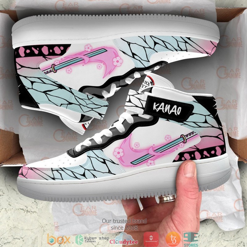 Kanao Anime Demon Slayer High Air Force Shoes 4 Kanao Anime Demon Slayer High Air Force Shoes 1 2 3