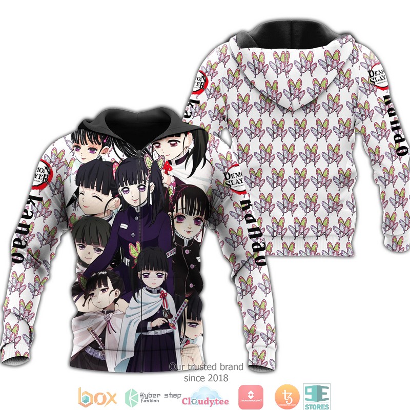 Kanao Tsuyuri Kimetsus Anime 3d over printed hoodie