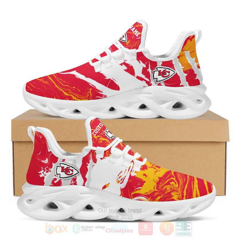 BEST Kansas City Chiefs NFL American Custom Name Clunky Max Soul Sneakers