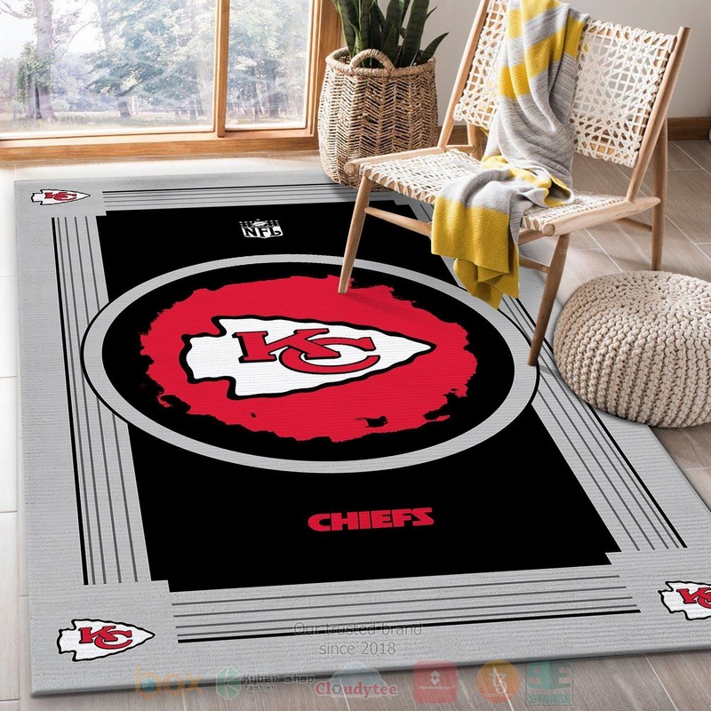 Kansas City Chiefs NFL Team Logo The Us Area Rugs