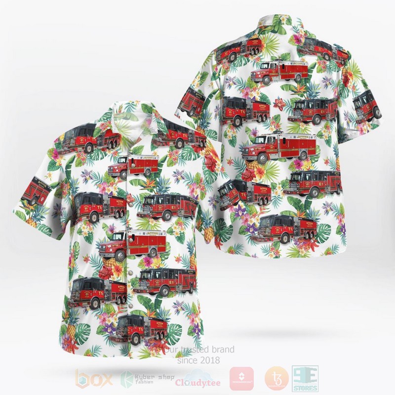 BEST Kansas McPherson Fire Department 3D Aloha Shirt 1 Kansas McPherson Fire Department Hawaiian Shirt
