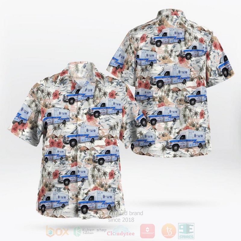 BEST Kansas Sedgwick County EMS 3D Aloha Shirt 1 Kansas Sedgwick County EMS Hawaiian Shirt