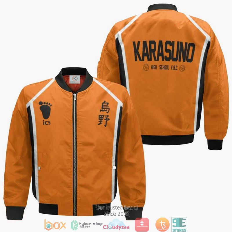 Karasuno Libero Haikyuu Anime 3D Bomber jacket