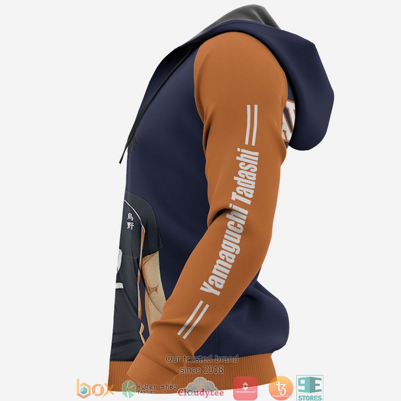 Karasuno Yamaguchi Tadashi Haikyuu Anime Merch 3d Hoodie, Bomber jacket 6 Karasuno Yamaguchi Tadashi Haikyuu Anime Merch 3d Hoodie Bomber jacket 1 2 3 4 5