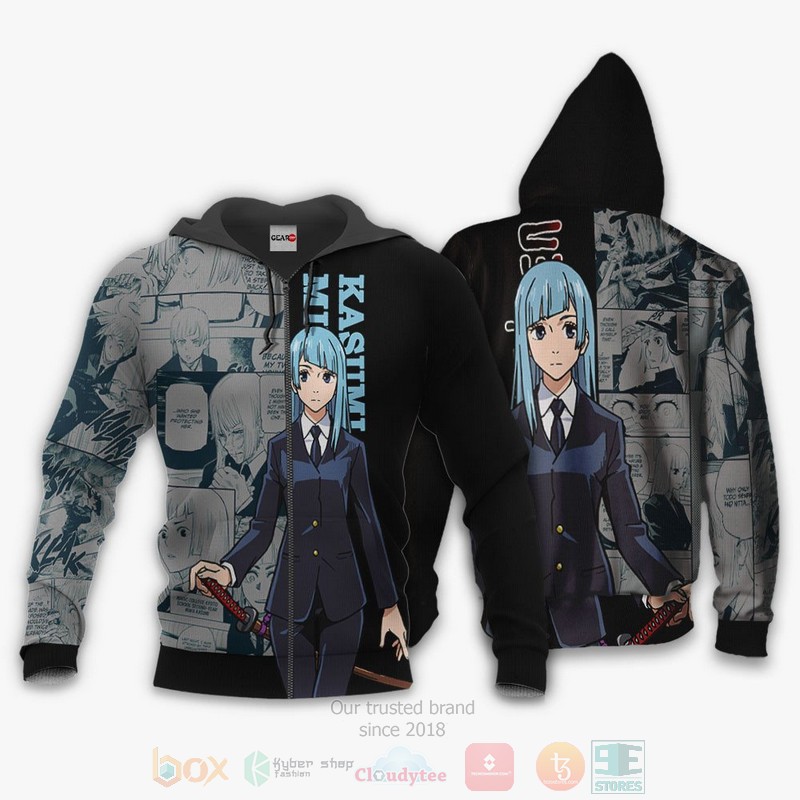 BEST Anime Kasumi Miwa Custom Jujutsu Kaisen Anime-Manga All Over Print Hoodie-Bomber Jacket 12 Kasumi Miwa Custom Jujutsu Kaisen Anime Manga 3D Hoodie Bomber Jacket