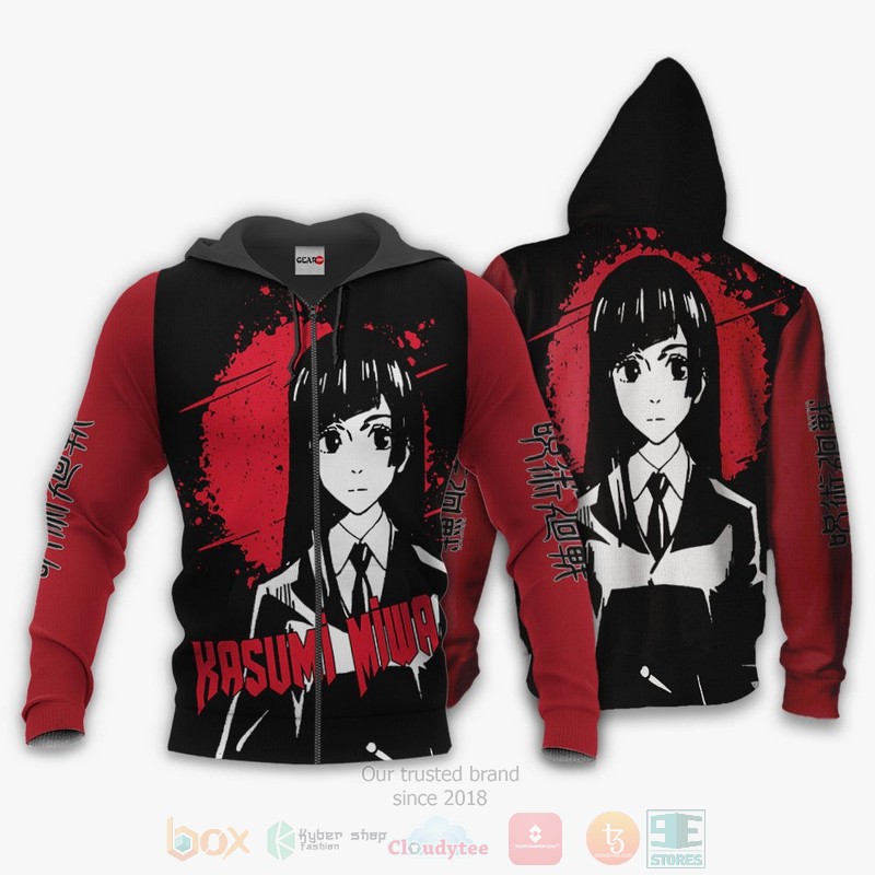 Kasumi Miwa Custom Jujutsu Kaisen Anime 3D Hoodie Bomber Jacket