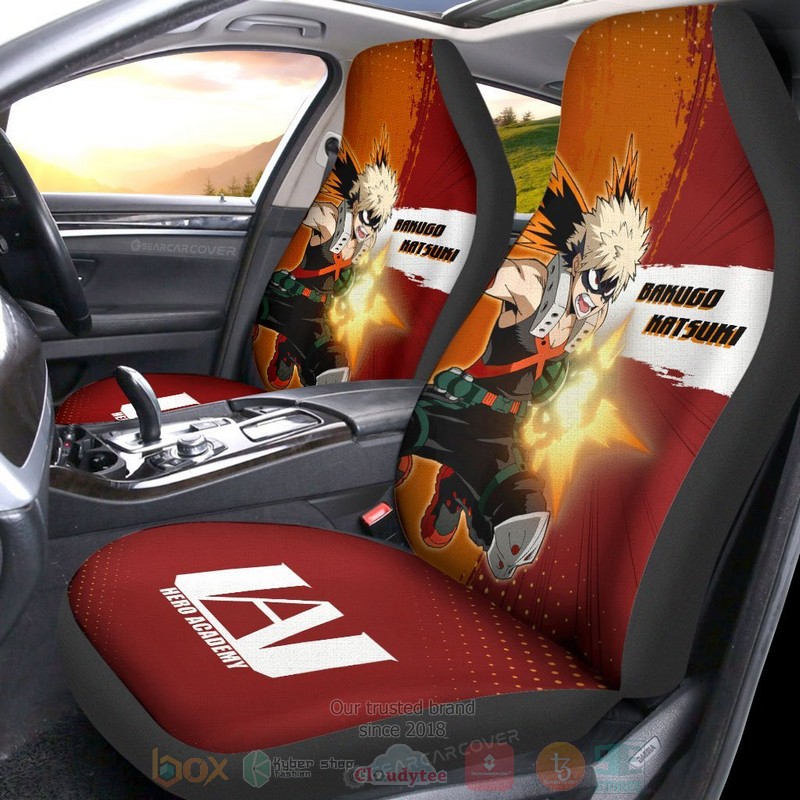 Katsuki Bakugo My Hero Academia Anime Car Seat Cover 1