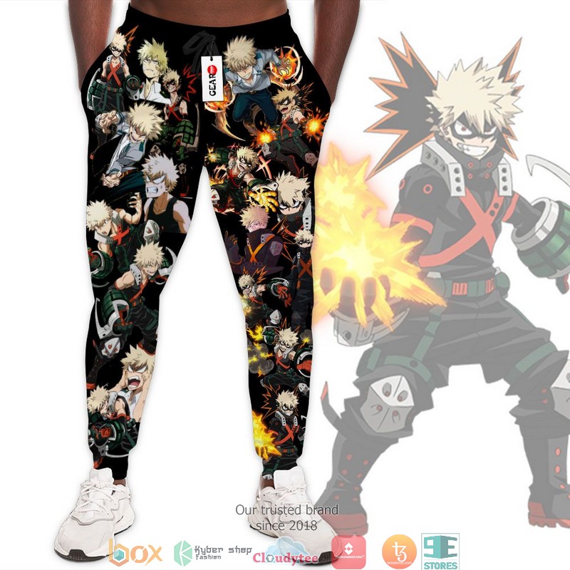 Katsuki Bakugo My Hero Academia Anime Sweatpants 1