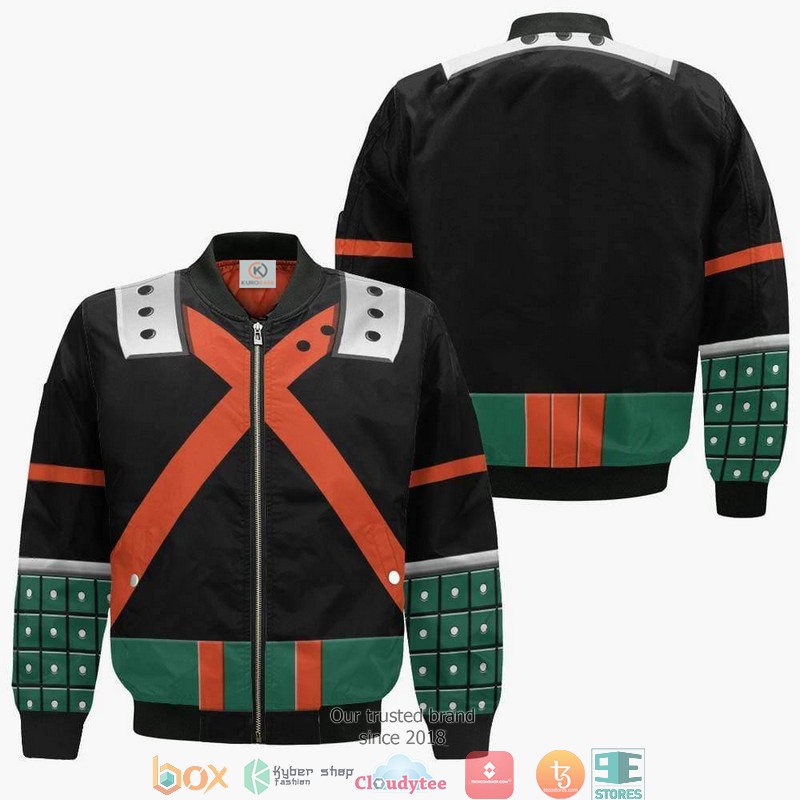 Katsuki Bakugo My Hero Academia Mha Anime 3D Bomber jacket 2 Katsuki Bakugo My Hero Academia Mha Anime 3D Bomber jacket
