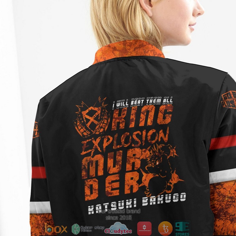 Katsuki Bakugou Bomber Jacket word3