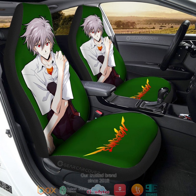 Kaworu Nagisa Neon Genesis Evangelion Anime Car Seat Cover 9 Kaworu Nagisa Neon Genesis Evangelion Anime Car Seat Cover