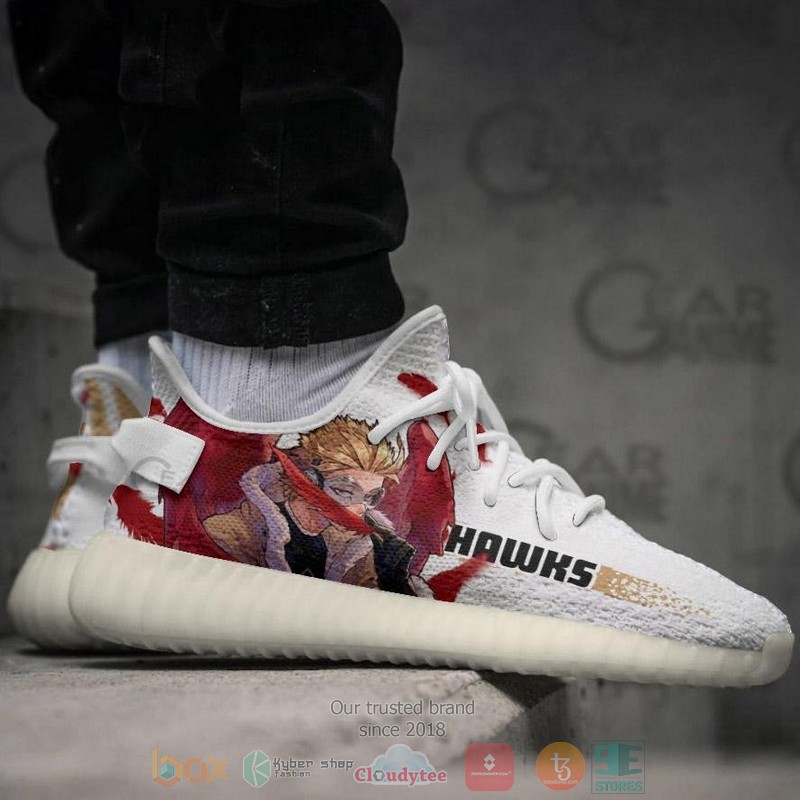 BEST Keigo Takami Hawks BNHA My Hero Academia Yeezy Shoes Sneaker 4 Keigo Takami Hawks BNHA My Hero Academia Anime Yeezy Shoes 1 2 3