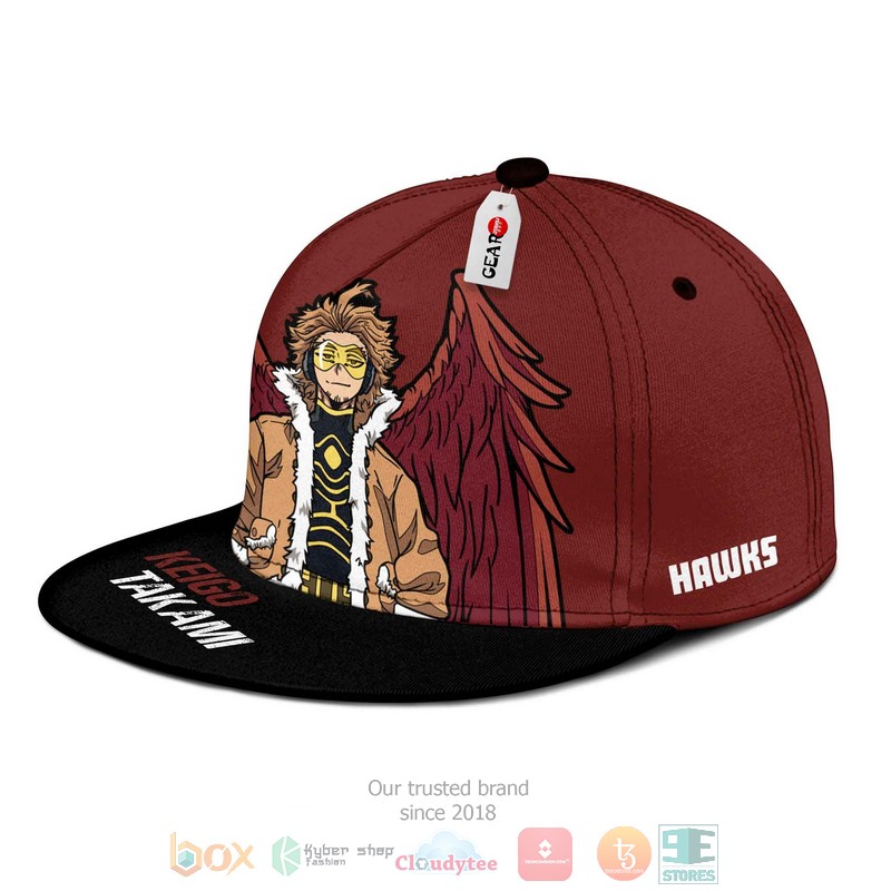 BEST Keigo Takami Hawks My Hero Academia Anime Snapback cap hat 2 Keigo Takami Hawks My Hero Academia Anime Snapback cap 1