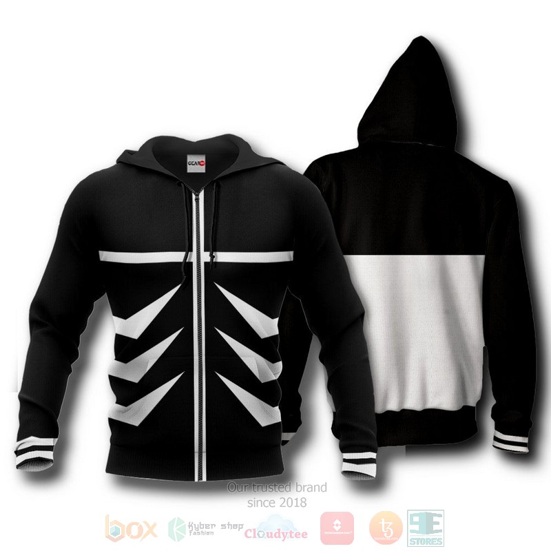 Ken Kaneki Fight Uniform Tokyo Ghoul Anime 3D Hoodie Bomber Jacket