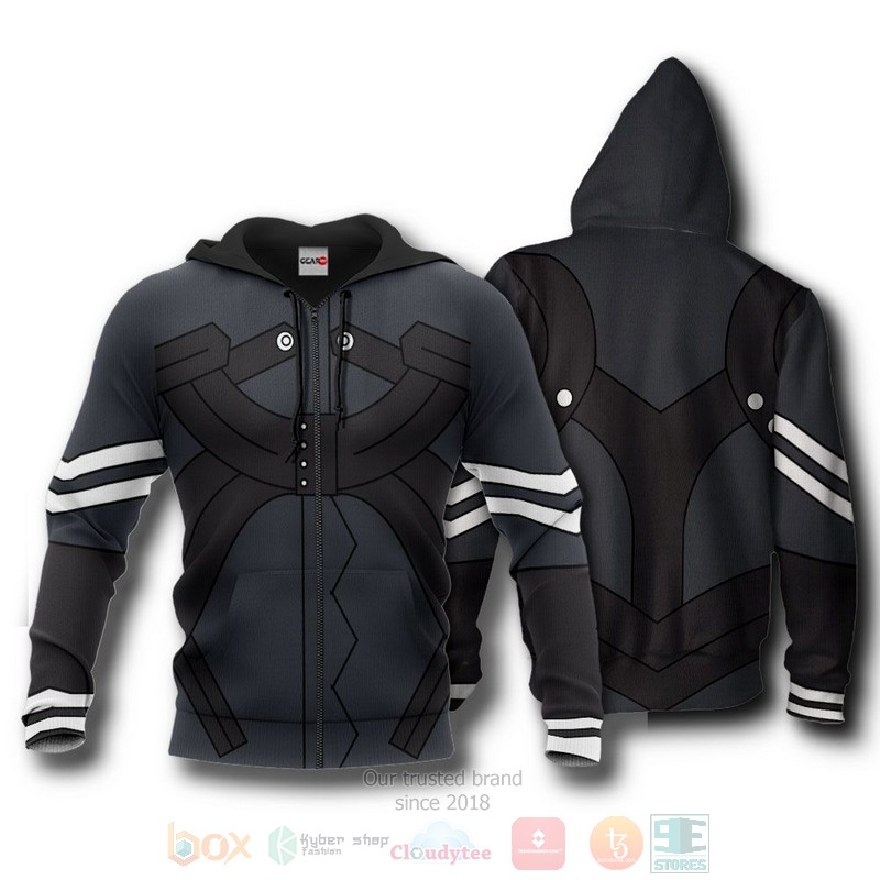 BEST Anime Ken Kaneki Uniform Costume Tokyo Ghoul All Over Print Hoodie-Bomber Jacket 13 Ken Kaneki Uniform Costume Tokyo Ghoul Anime 3D Hoodie Bomber Jacket