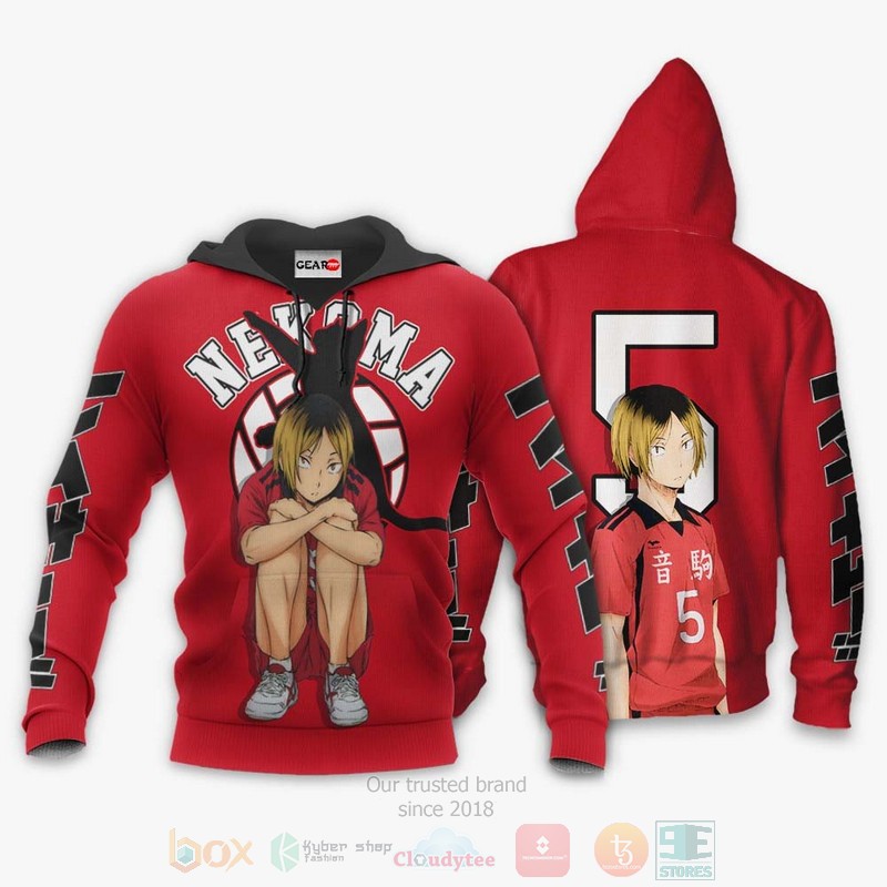 BEST Anime Kenma Kozume Custom Haikyuu All Over Print Hoodie-Bomber Jacket 3 Kenma Kozume Custom Haikyuu Anime 3D Hoodie Bomber Jacket 1 2
