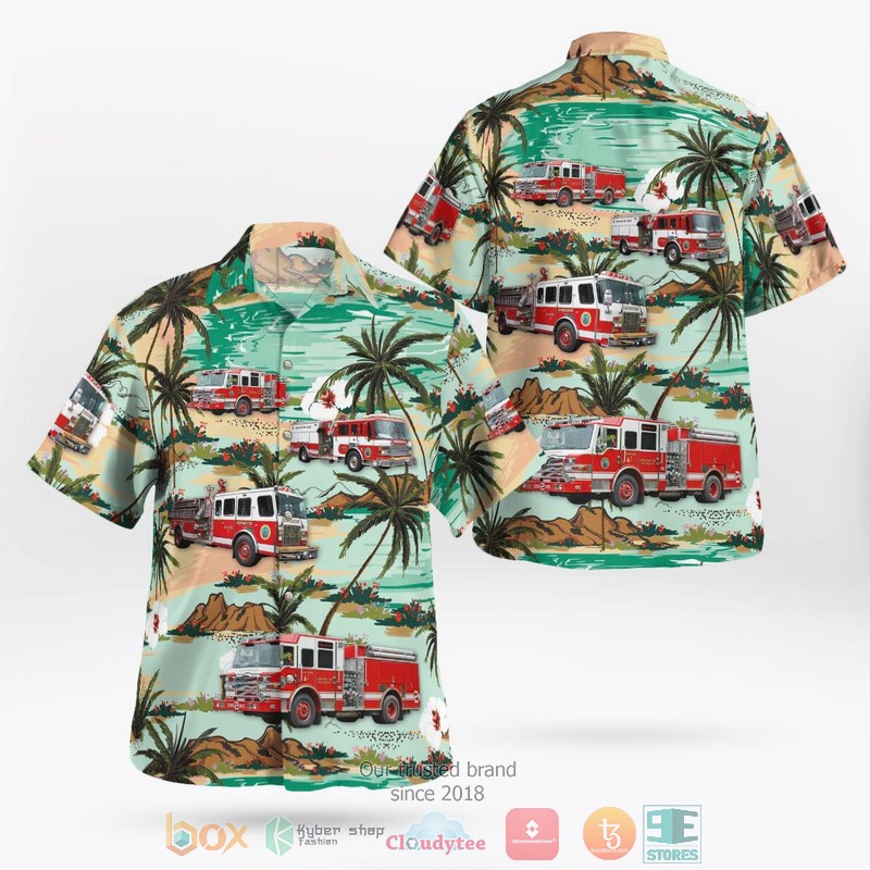 Kensington Fire-Rescue Hawaiian Shirt
